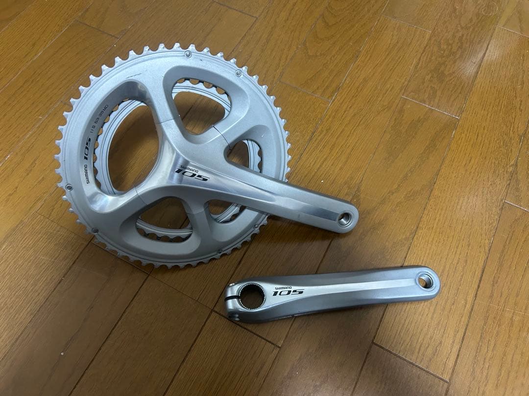 シマノ 105 クランク　シルバー　FC-5800 172.5 53-39T