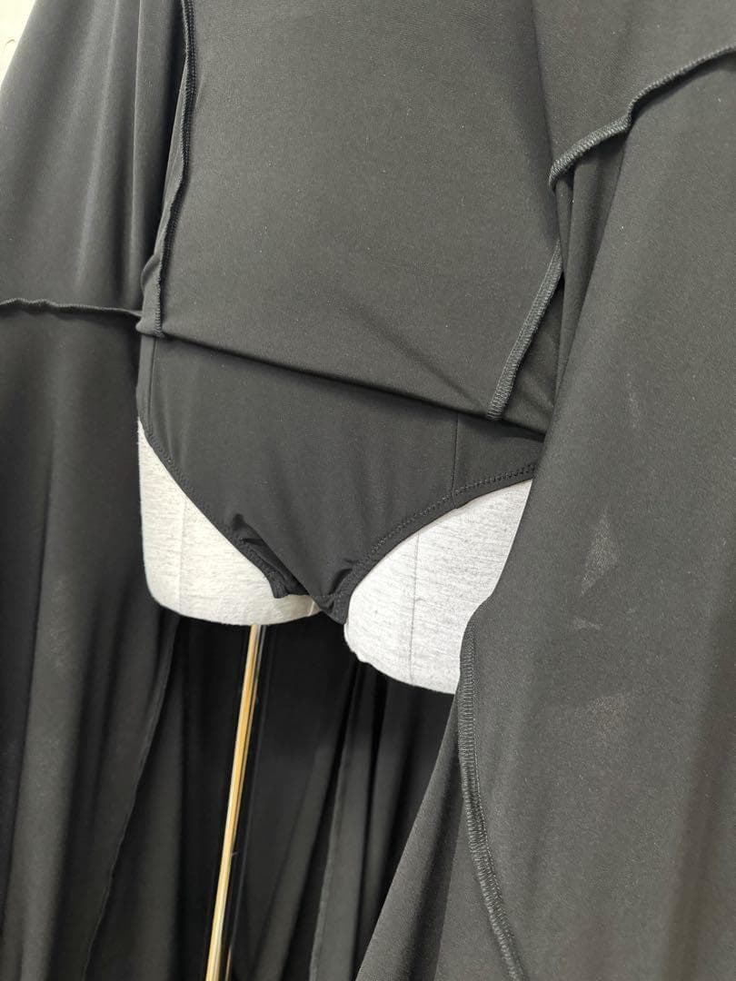 【Lサイズ】新品　黒　エレガントレースワンピース　ドレス黒g016