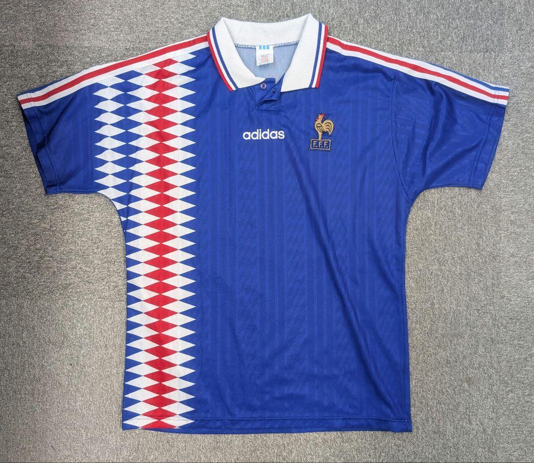 94 フランス代表 ホーム 半袖 14ジダンデビューモデル ユニフォーム