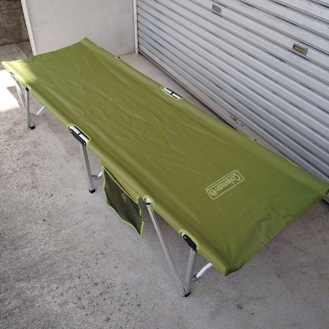 Coleman コット オリーブグリーン 収納バッグ付き　美品