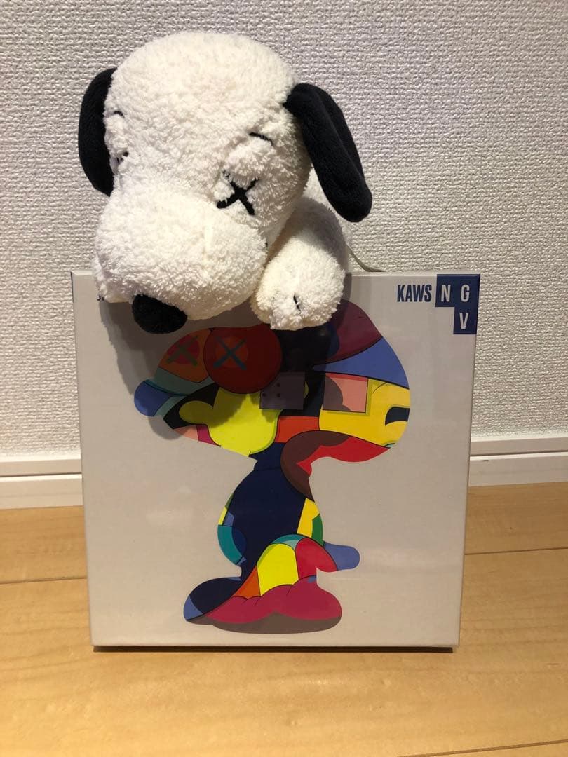 KAWS スヌーピー ジグソーパズル　UNIQLO×KAWS ぬいぐるみ付き