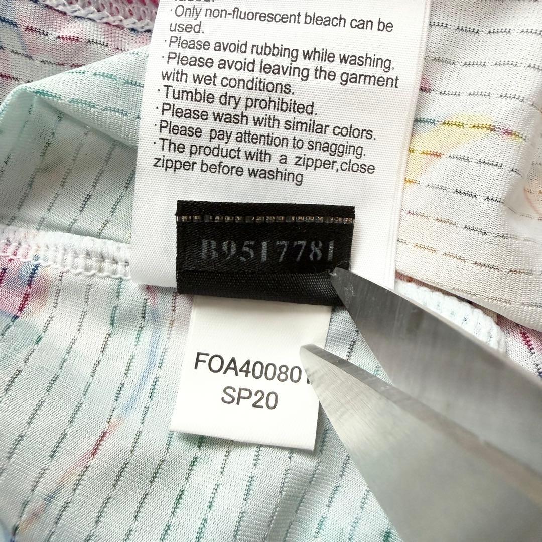 新品 タグ付 オークリー スカル ゴルフ ポロシャツ 花柄 総柄 メッシュ L