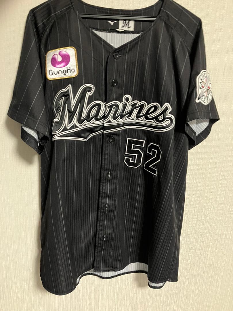 千葉ロッテマリーンズ　益田直也 ビジターユニフォーム　Lサイズ