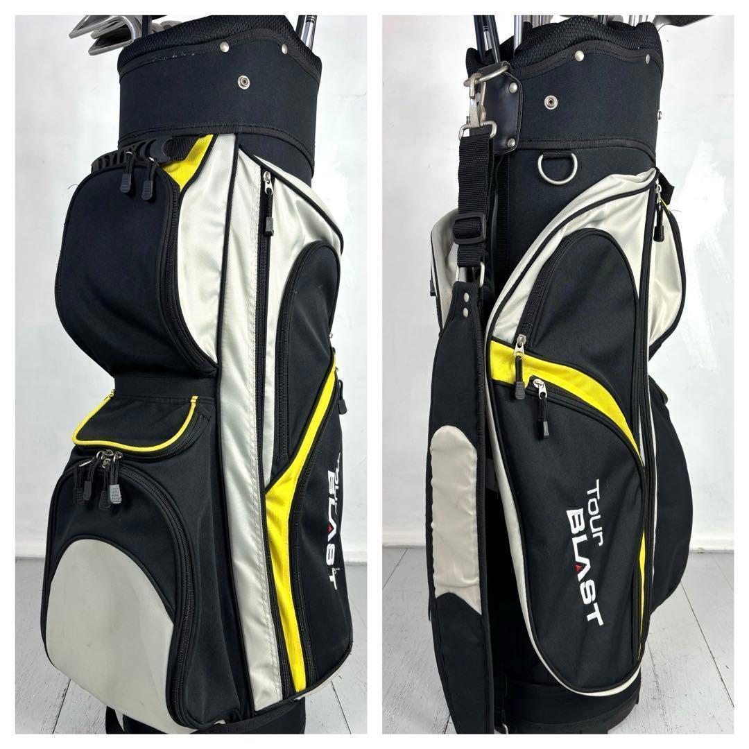 美品キャディバッグ　本格派　メンズゴルフクラブ 　フルセット ホンマ　ゴルフ