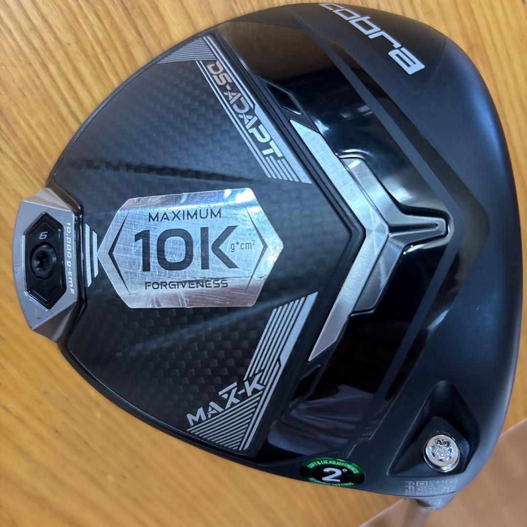 cobraコブラ　DS-ADAPT MAX-Kドライバー　SR 保証書あり