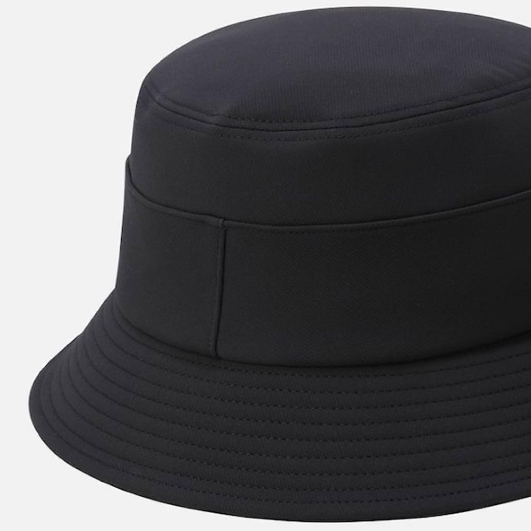 PXG ブラック バケットハット ストラップ付き　ユニセックス　男女兼用