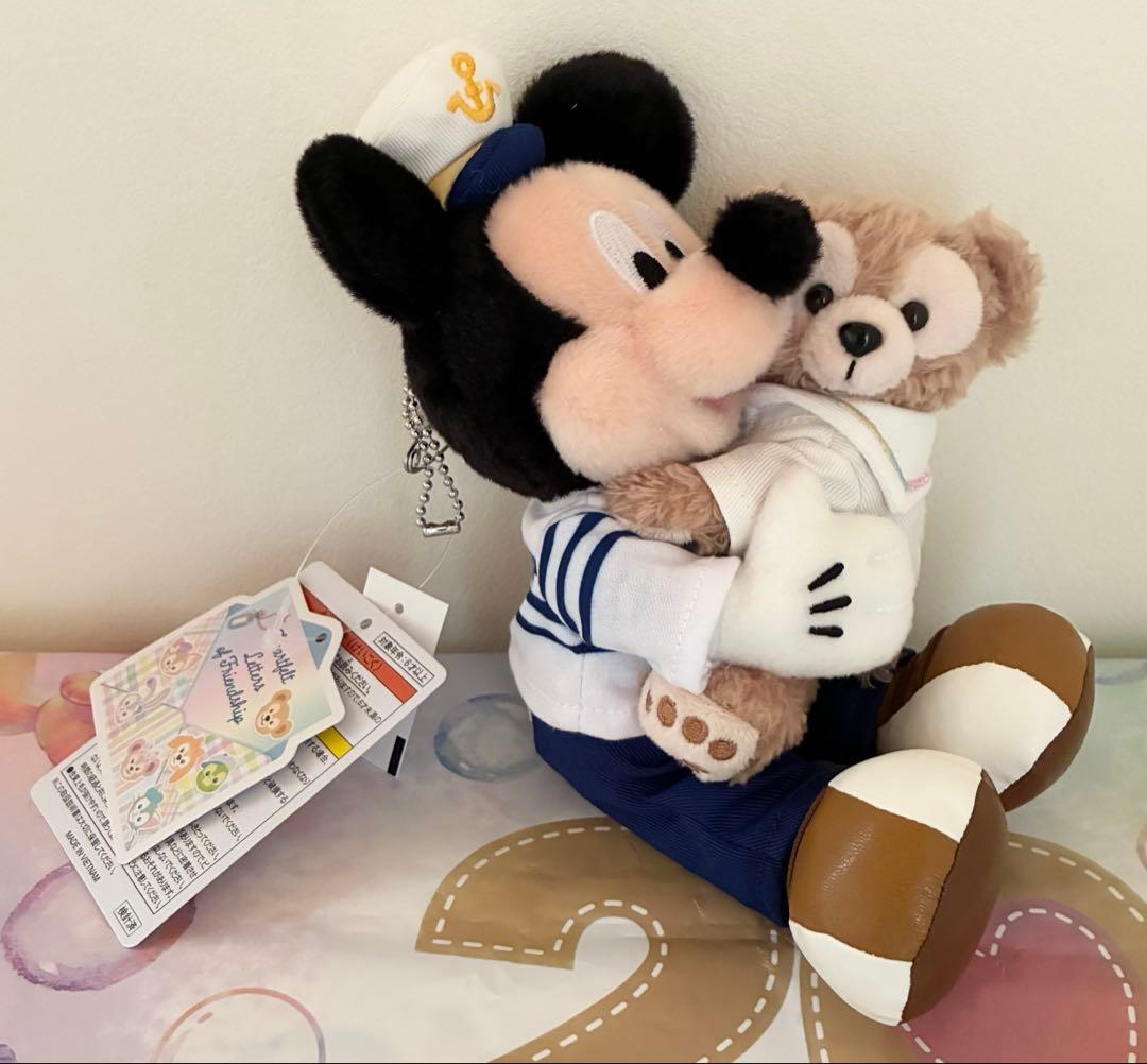 ディズニー ハートフェルトレターズオブフレンドシップ ぬいぐるみバッジ