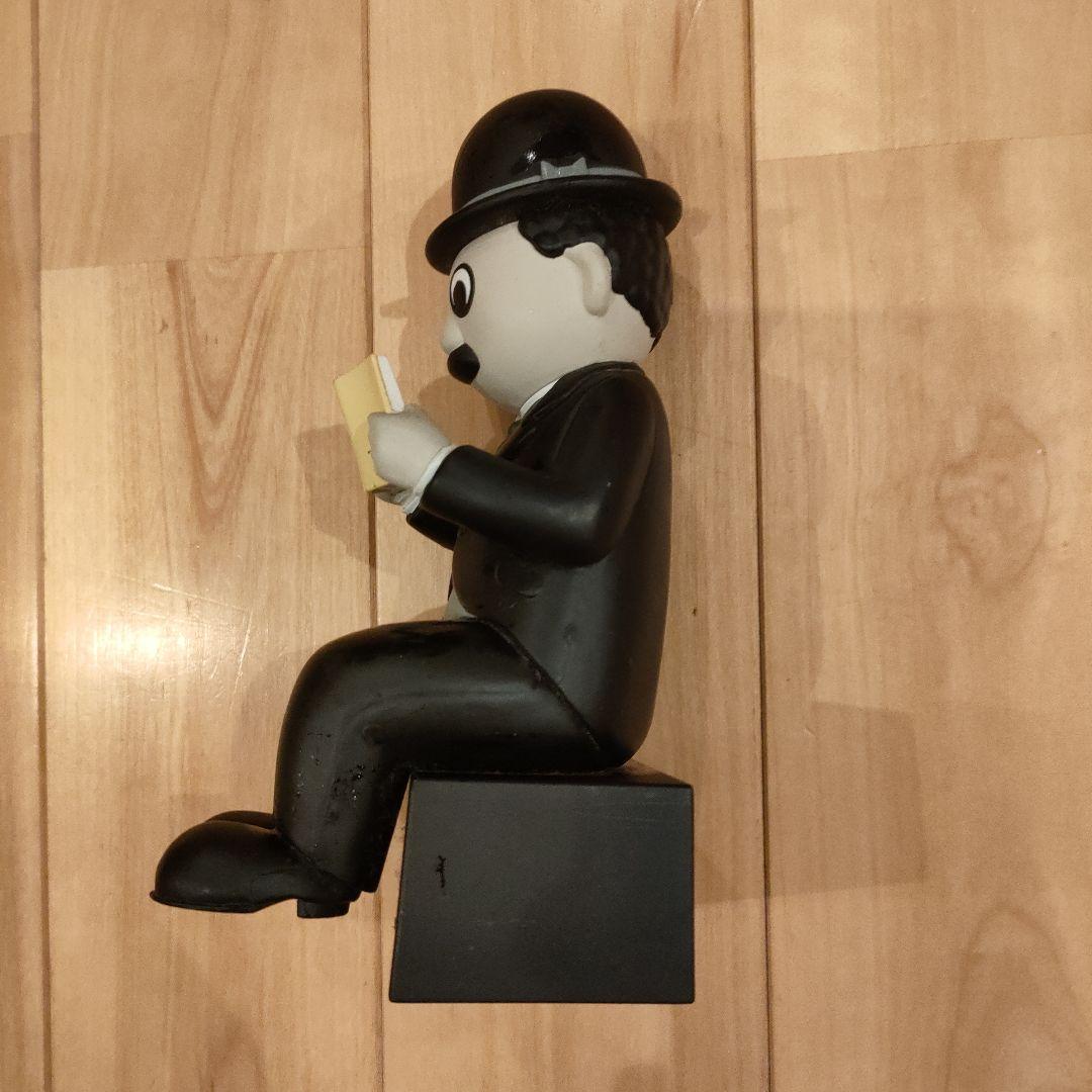 【希少】光文社文庫　チャップリン フィギュア　高さ約17cm　2004年製