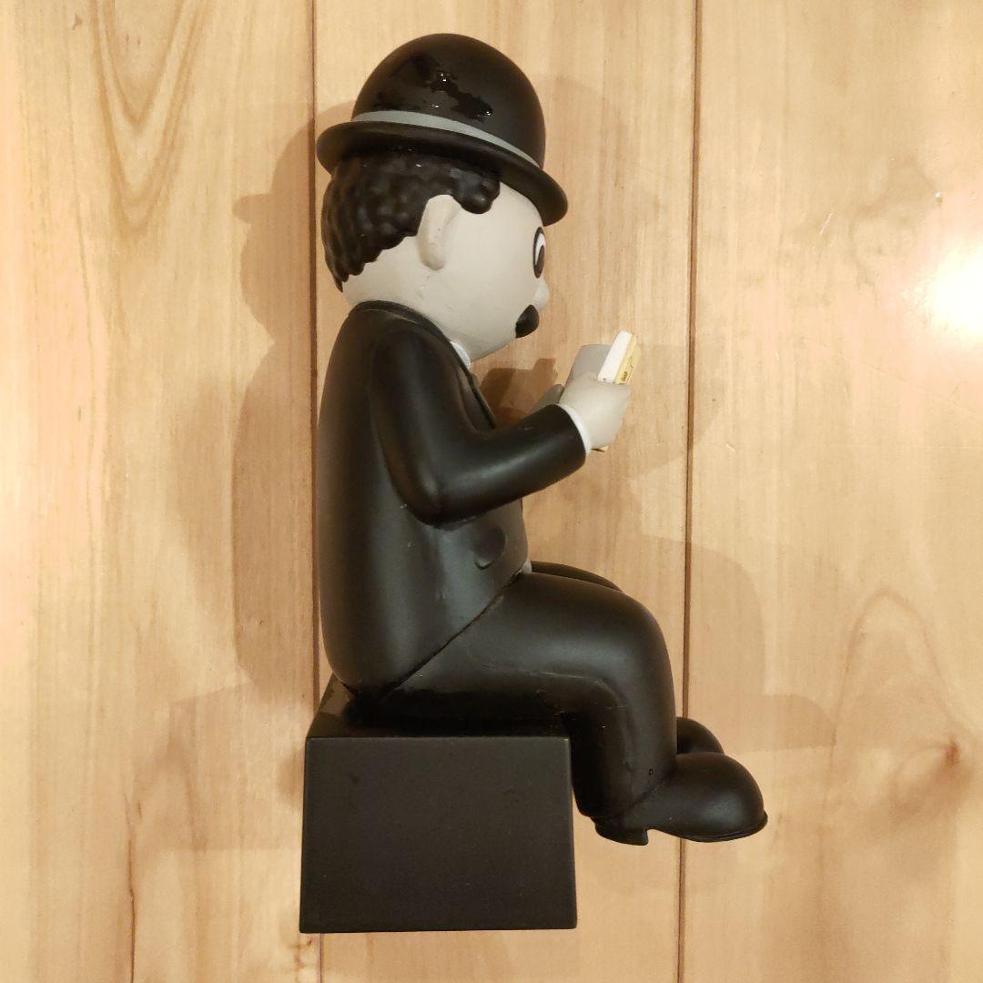 【希少】光文社文庫　チャップリン フィギュア　高さ約17cm　2004年製