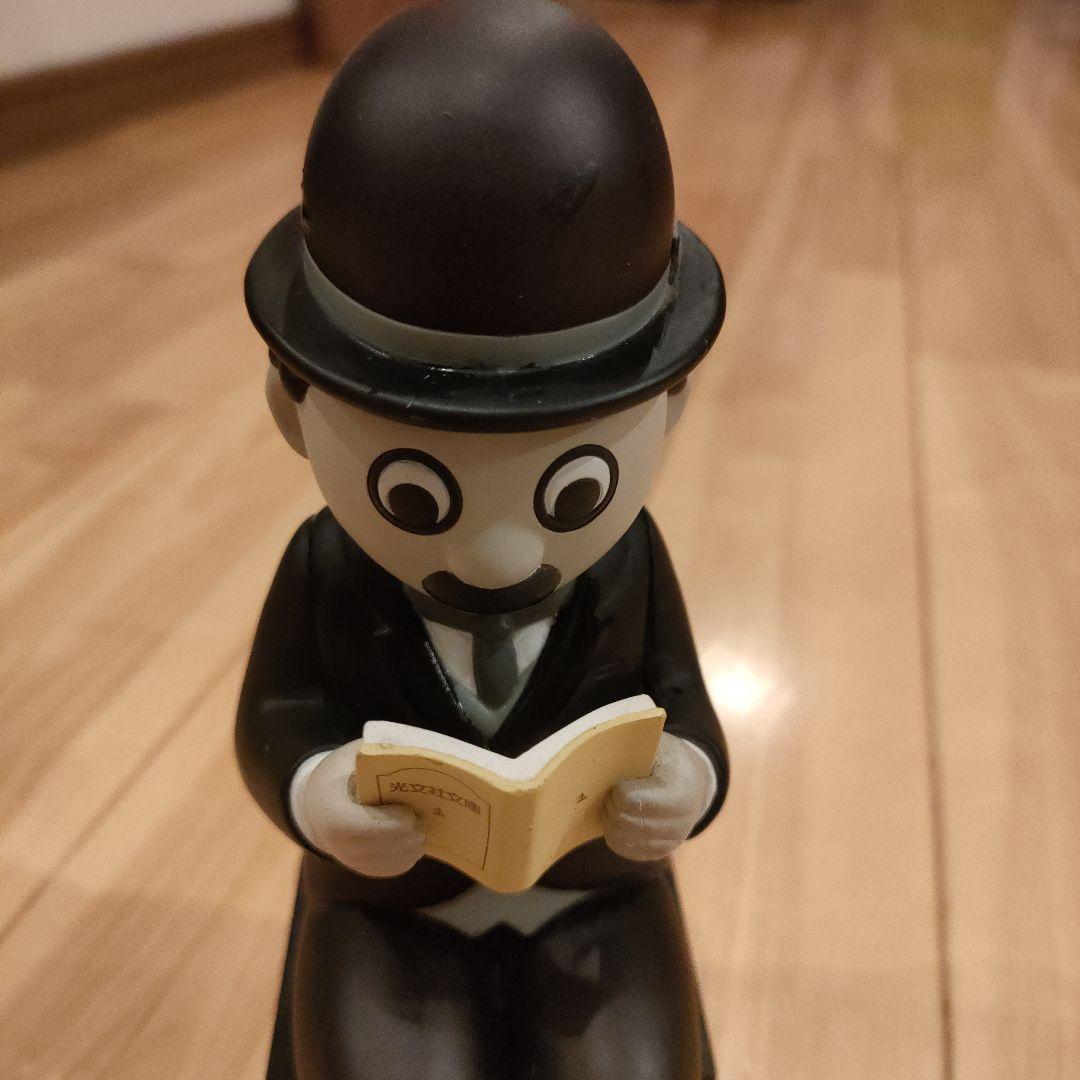 【希少】光文社文庫　チャップリン フィギュア　高さ約17cm　2004年製