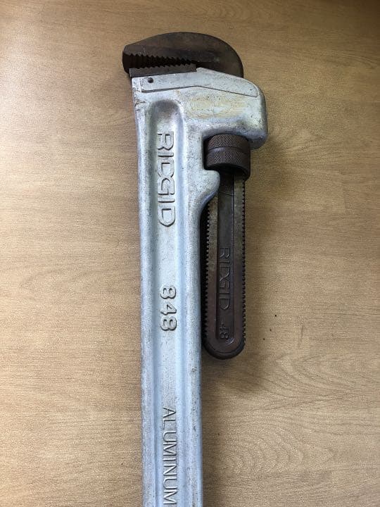 ミホ様♪ RIDGID(リジッド) パイプレンチ 848 アルミ 1200㎜