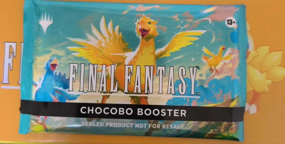 チョコボブースター　英語版　未開封1パック　チョコボバンドル内容物