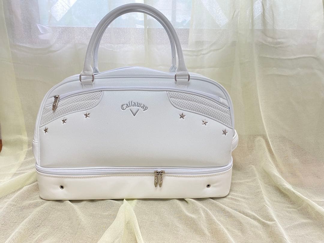 Callaway ゴルフ ボストンバッグ ホワイト