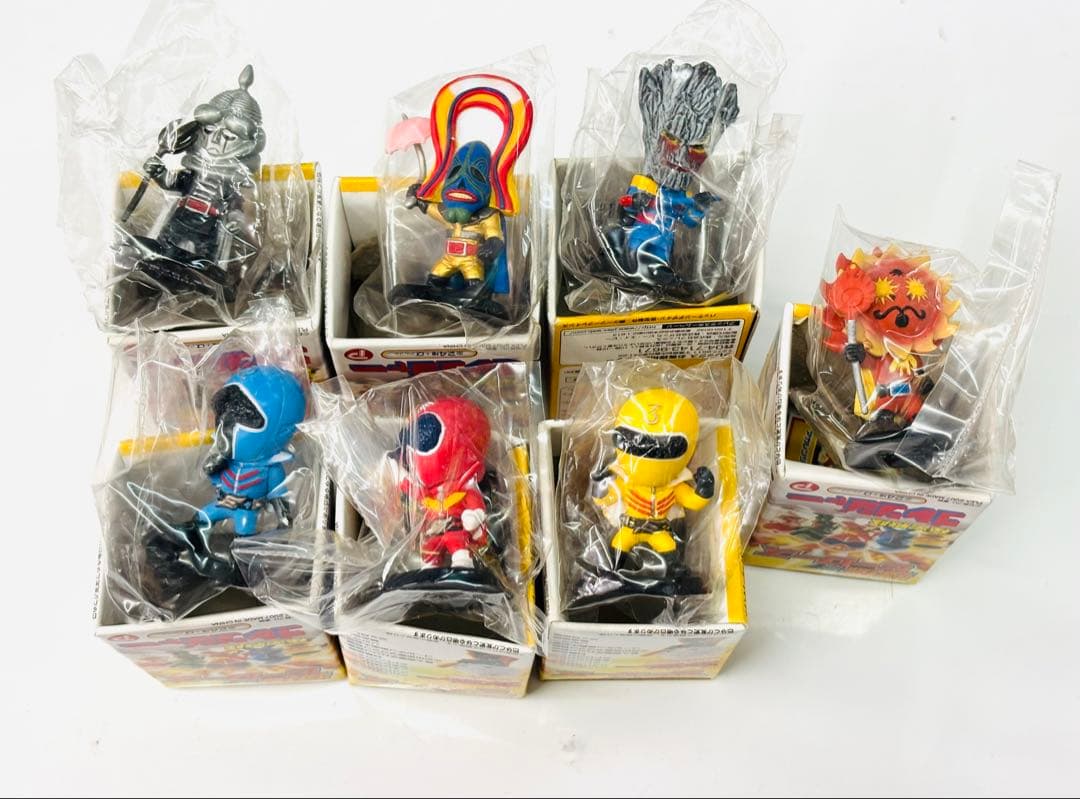 特撮ヒーローズ 秘密戦隊 ゴレンジャー 7体　マトメ売り 内袋未開封