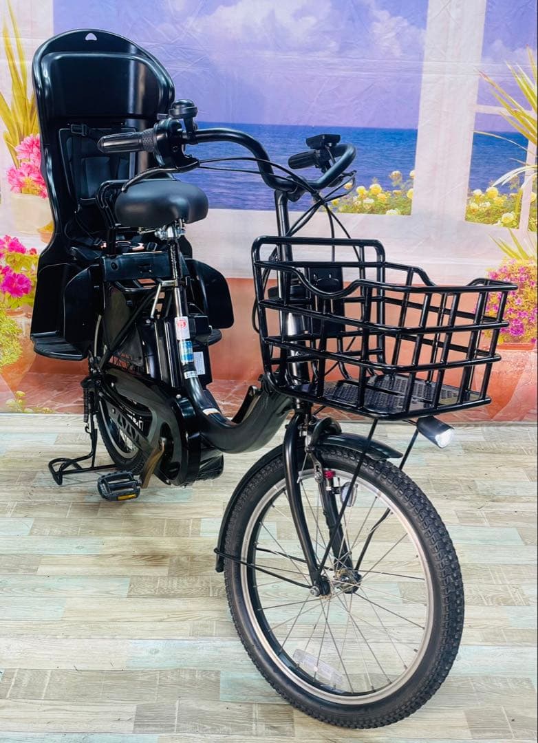人気モデル！パスバビー12AH⭐️ヤマハ子供乗せ電動アシスト自転車Y3431