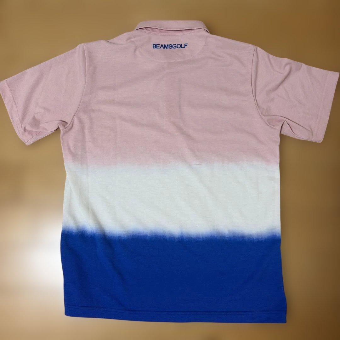 BEAMS GOLF ビームス　ゴルフ　グラデーション ポロシャツ 日本製　美品