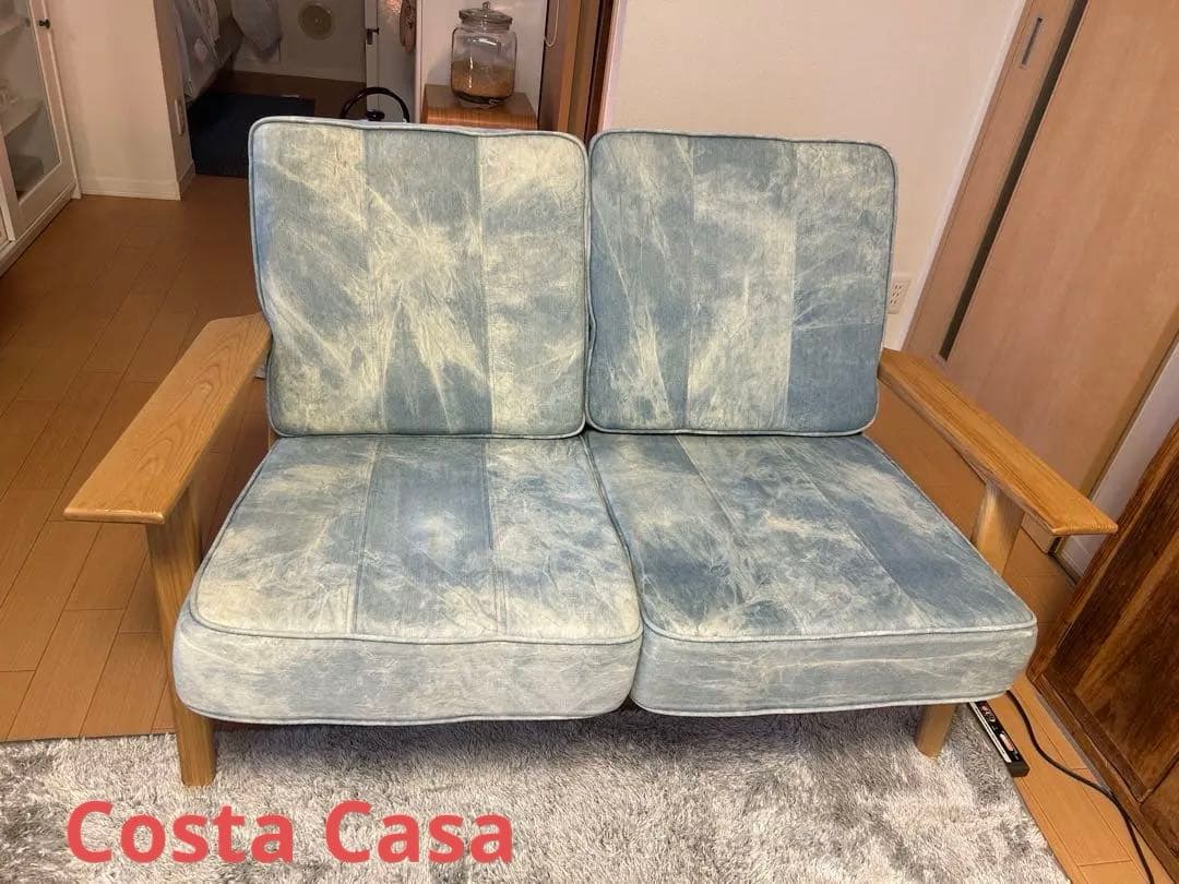 希少品！Costa Casa／コスタカーサ　ウォッシュドデニム　ソファー