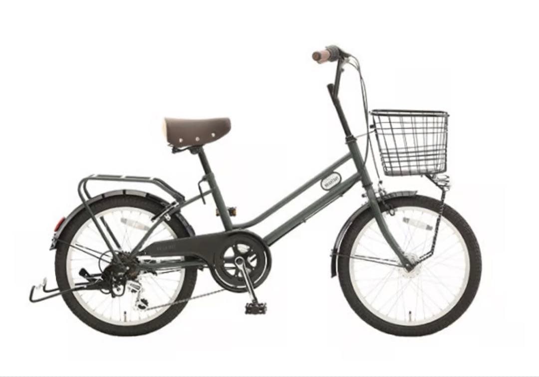 おしゃれ自転車 モスグリーン 20インチ