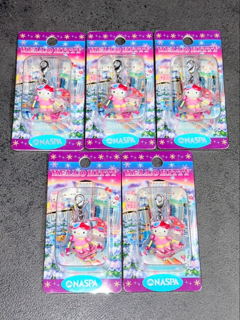 レア　ご当地キティ　ハローキティ　ファスナーマスコット　NASPA ナスパ　5個