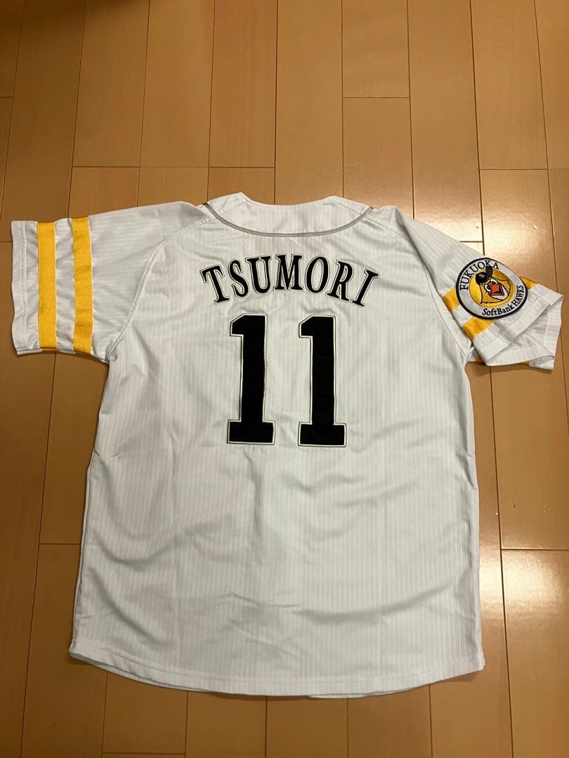 津森宥紀　ソフトバンクホークス　レプリカ　ユニフォーム　ダイエーホークス