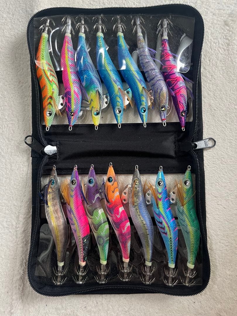 エギ３.5号 14個セット ケース付き