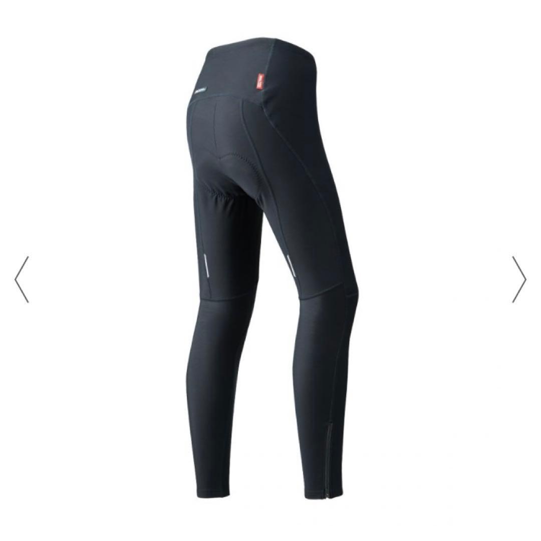 未使用 パールイズミ ウィンドブレーク レーサータイツ M ブラック レディース