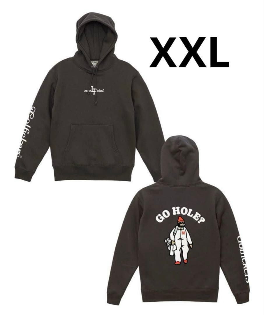 ★予約即完売★未使用【ゴルフィッカーズ】パーカー 2025 XXL 黒 アヒル