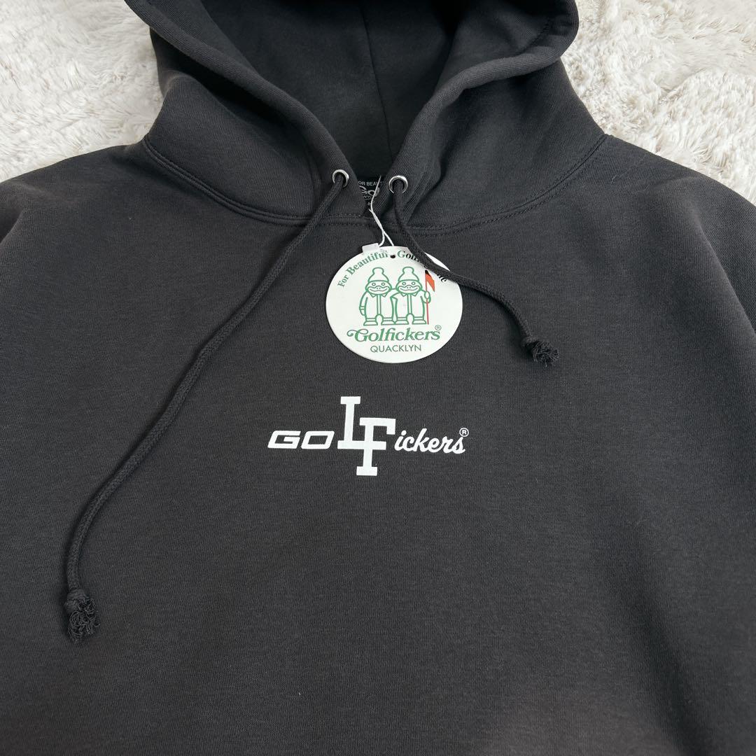 ★予約即完売★未使用【ゴルフィッカーズ】パーカー 2025 XXL 黒 アヒル
