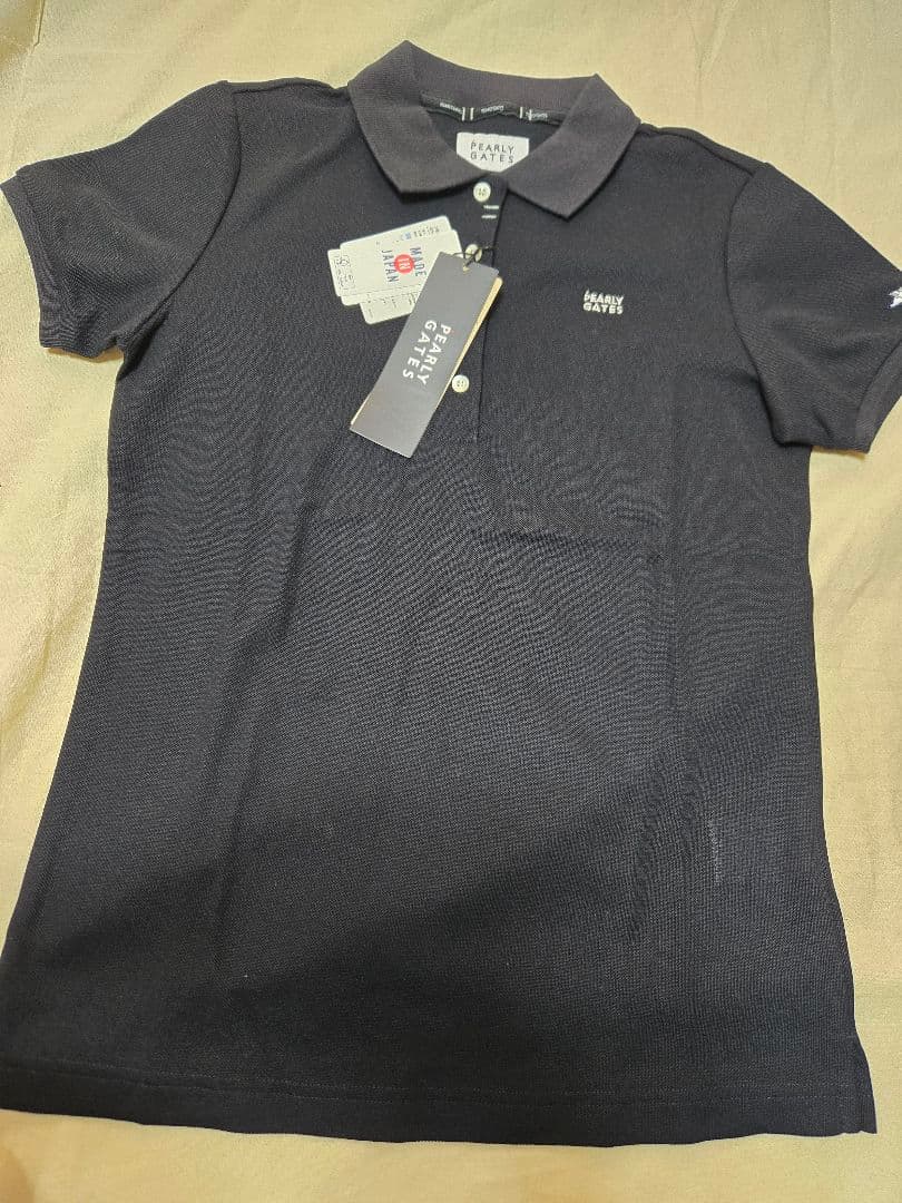 パーリーゲイツ　レディース　ポロシャツ　ゴルフ　ダークネイビー　00 xs