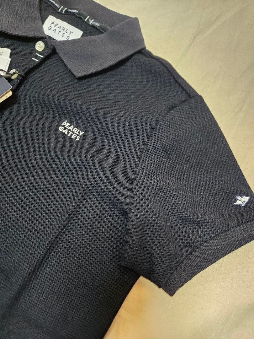 パーリーゲイツ　レディース　ポロシャツ　ゴルフ　ダークネイビー　00 xs