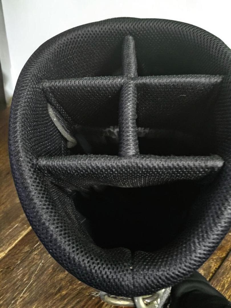 送料無料/美品　PRGR SEVEN POCKETS ブラック ゴルフバッグ