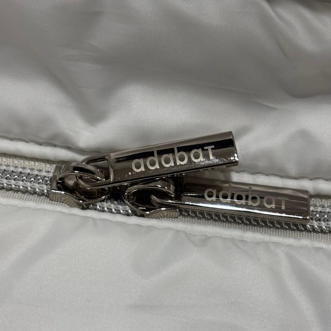 【新品】アダバット　ゴルフカートバック　キルティングカートバック　ホワイト