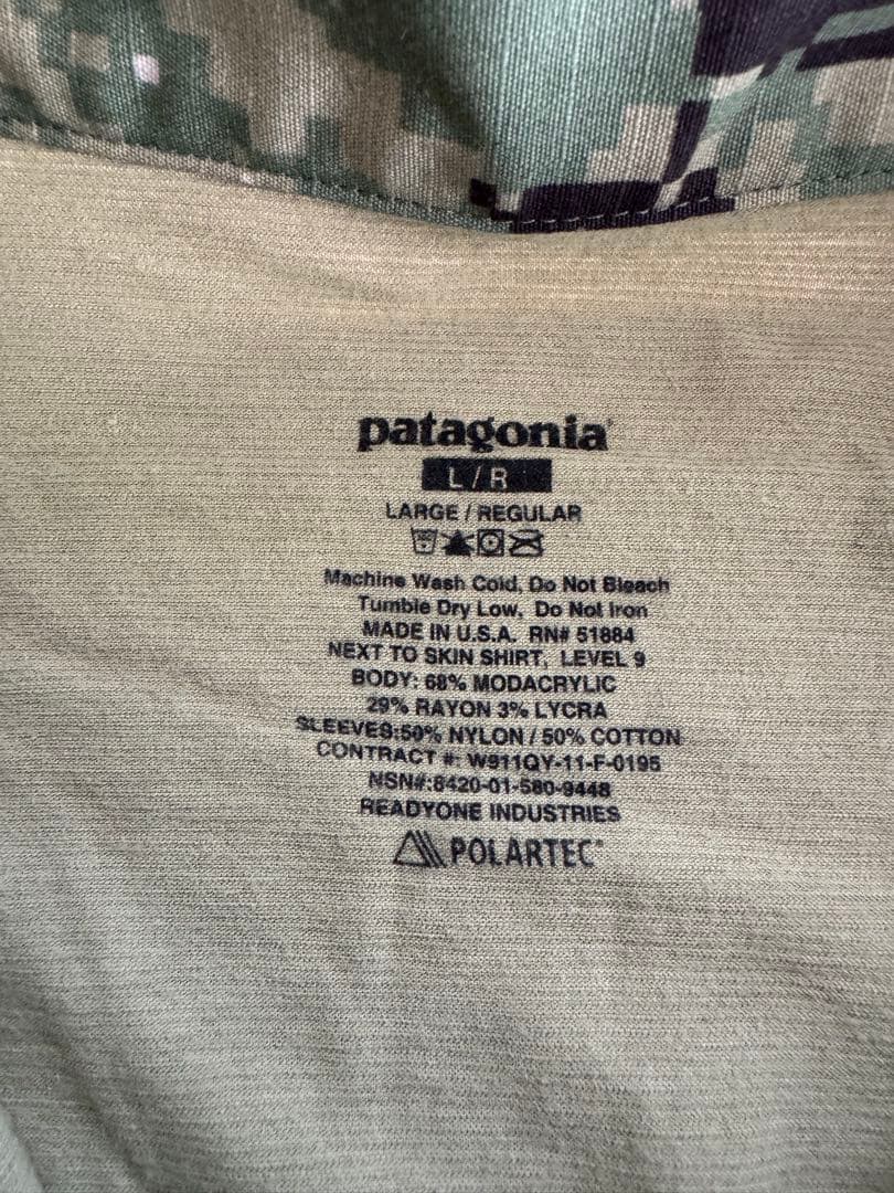 激レア タグ付 新品 Patagonia L9 Combat Shirt L/R
