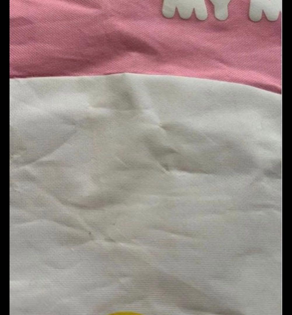 ☆レア　平成　マイメロディ　フェイス特大トートバッグ　ピンク　Sanrio