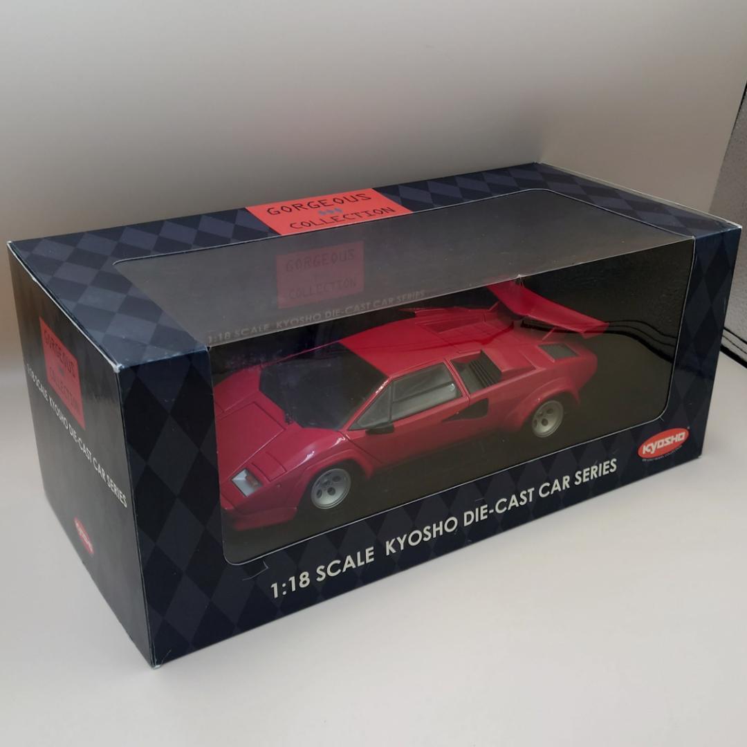 1/18 ランボルギーニ カウンタック LP500S レッド 京商ミニカー 中古