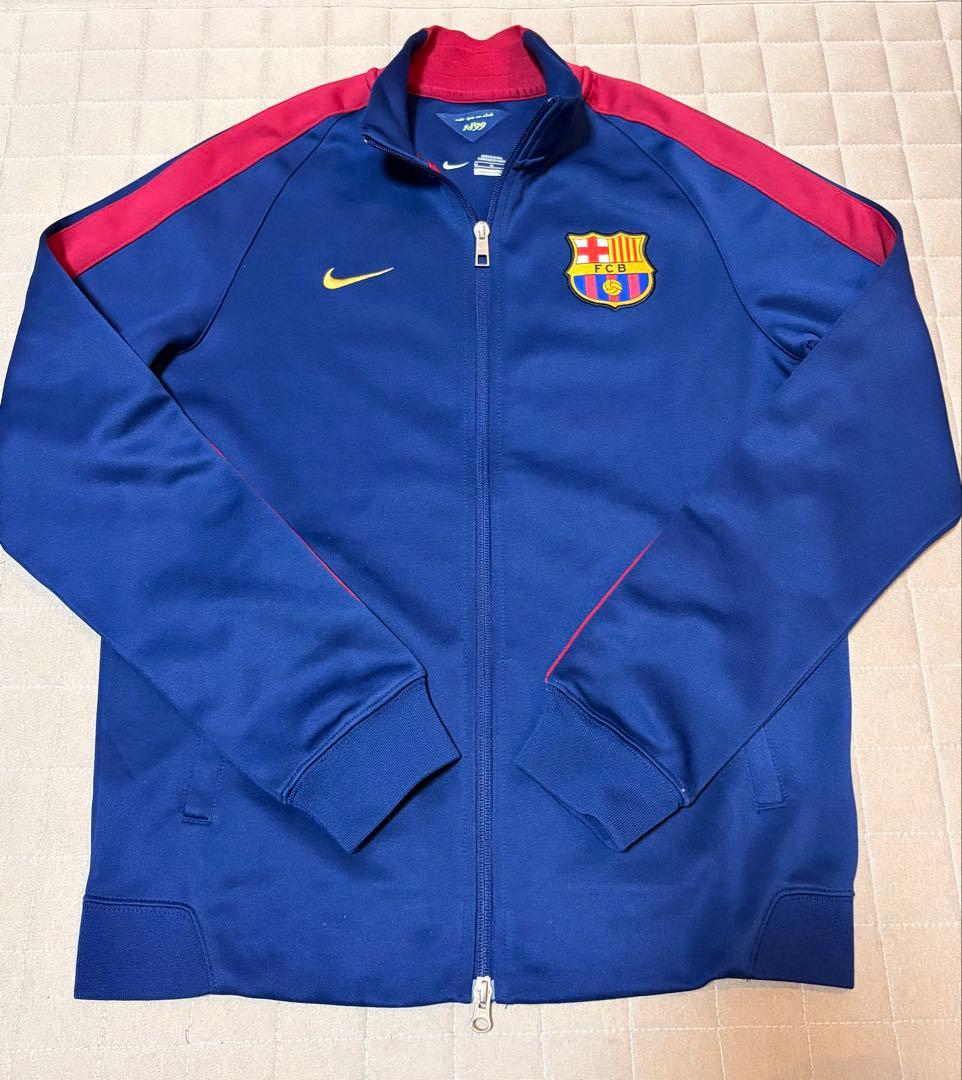 Nike FC Barcelona ジャージ Mサイズ ネイビー