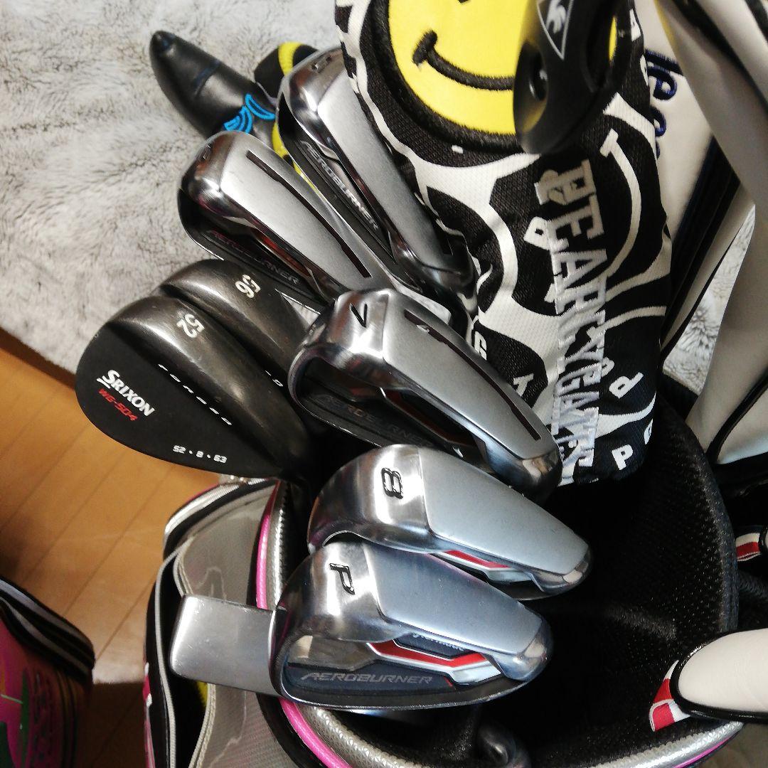 2007の名器バーナーとエアロバーナーのアイアン、ウェッジ、ソリクソン52.56