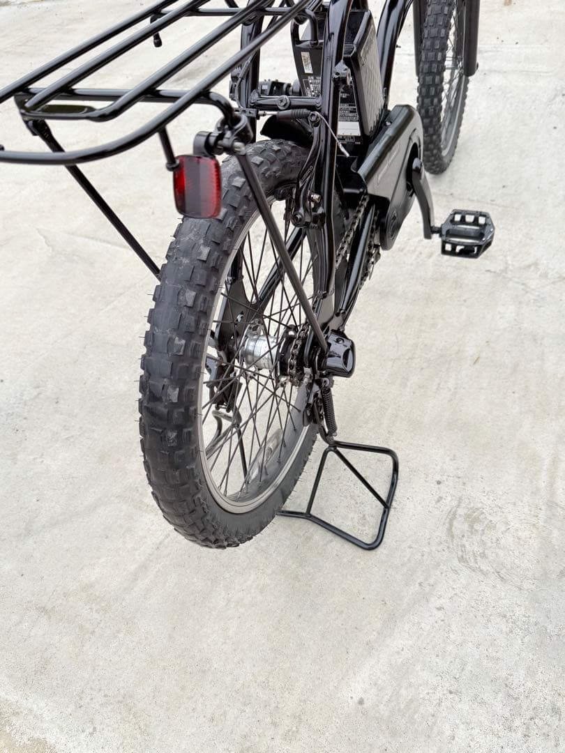 電動アシスト自転車 ブラック 前バスケット付き