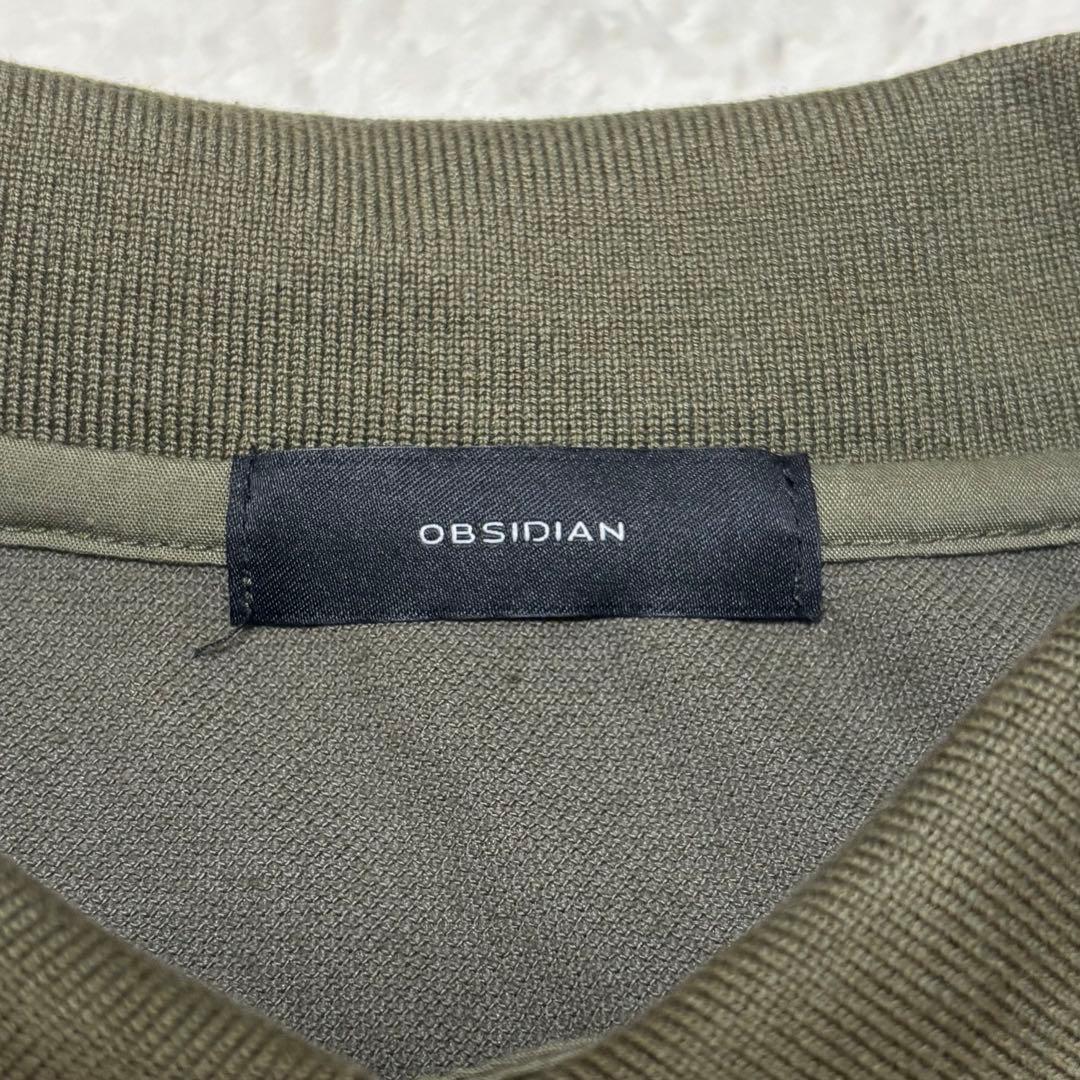 か*ん様 OBSIDIAN オブシディアン BIGポロシャツ　【ゆったりしたMサ