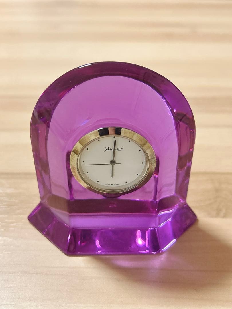 【バカラ】　ベガクロック　置時計