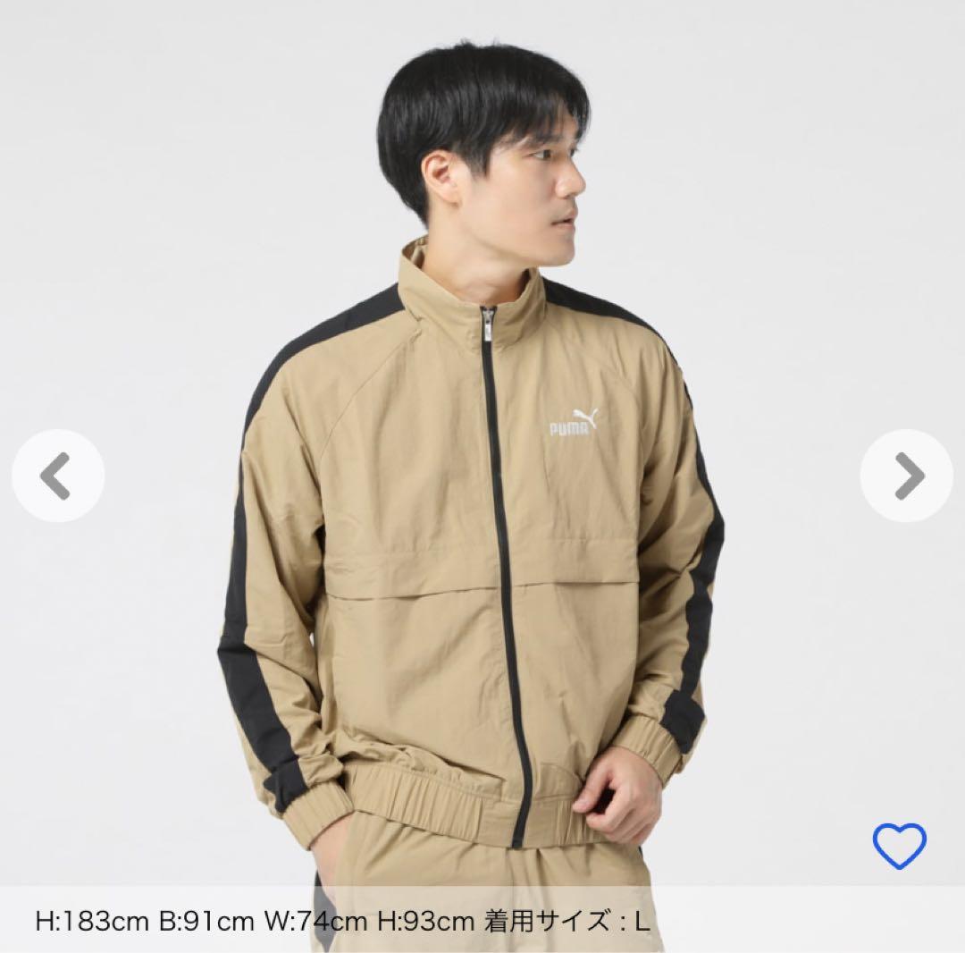 PUMA セットアップ トリコット ウインド 上下セット ウーブン ジャージ M