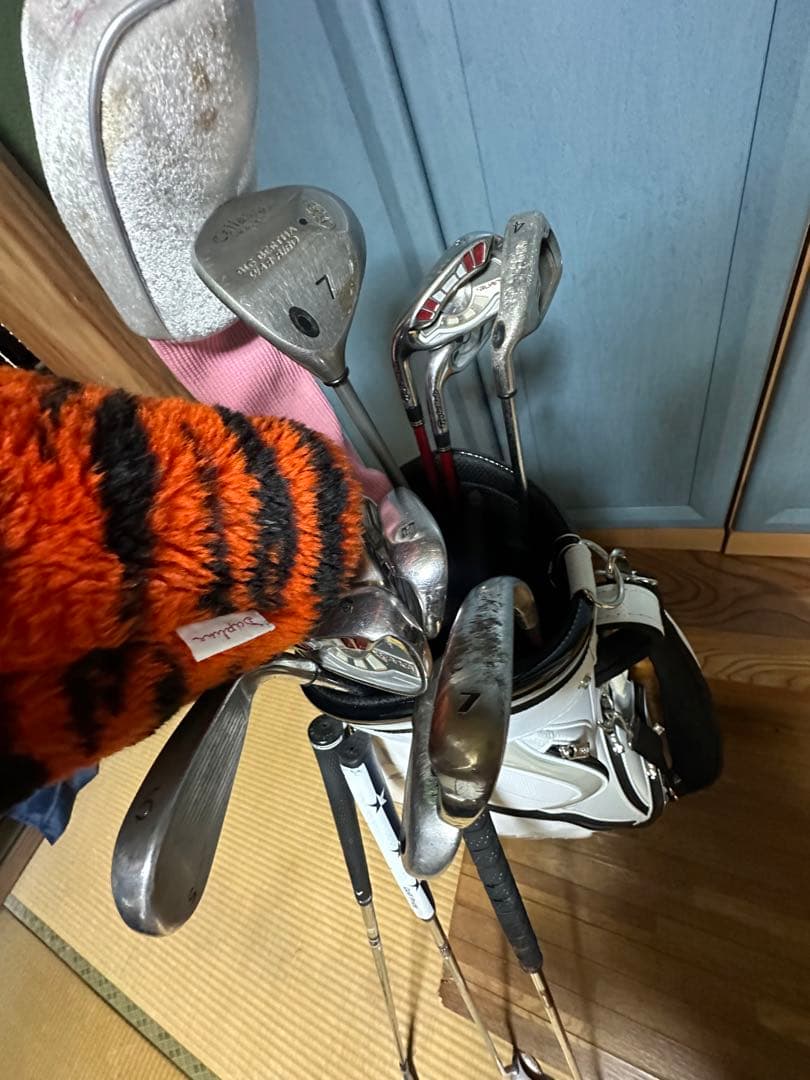 HONMA ゴルフバッグ ホワイト サイン入り左