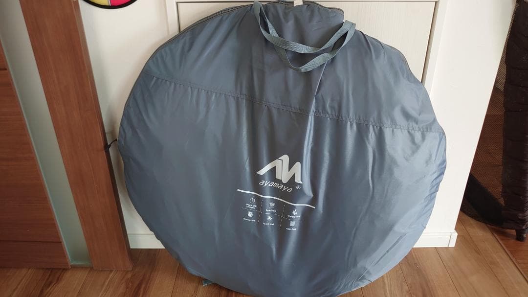 【2ドア】ayamaya ポップアップテント 4人～6人用 防水 グリーン