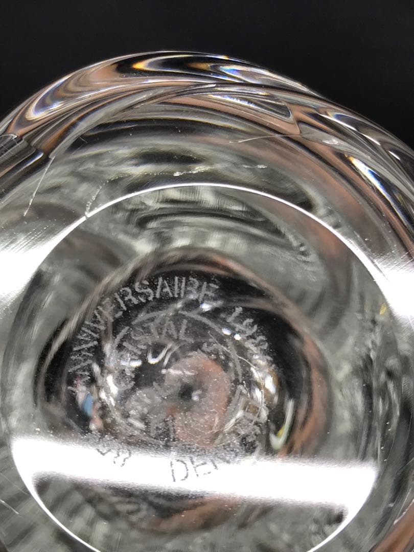 【経年美品】SAINT LOUIS 花瓶　ベース