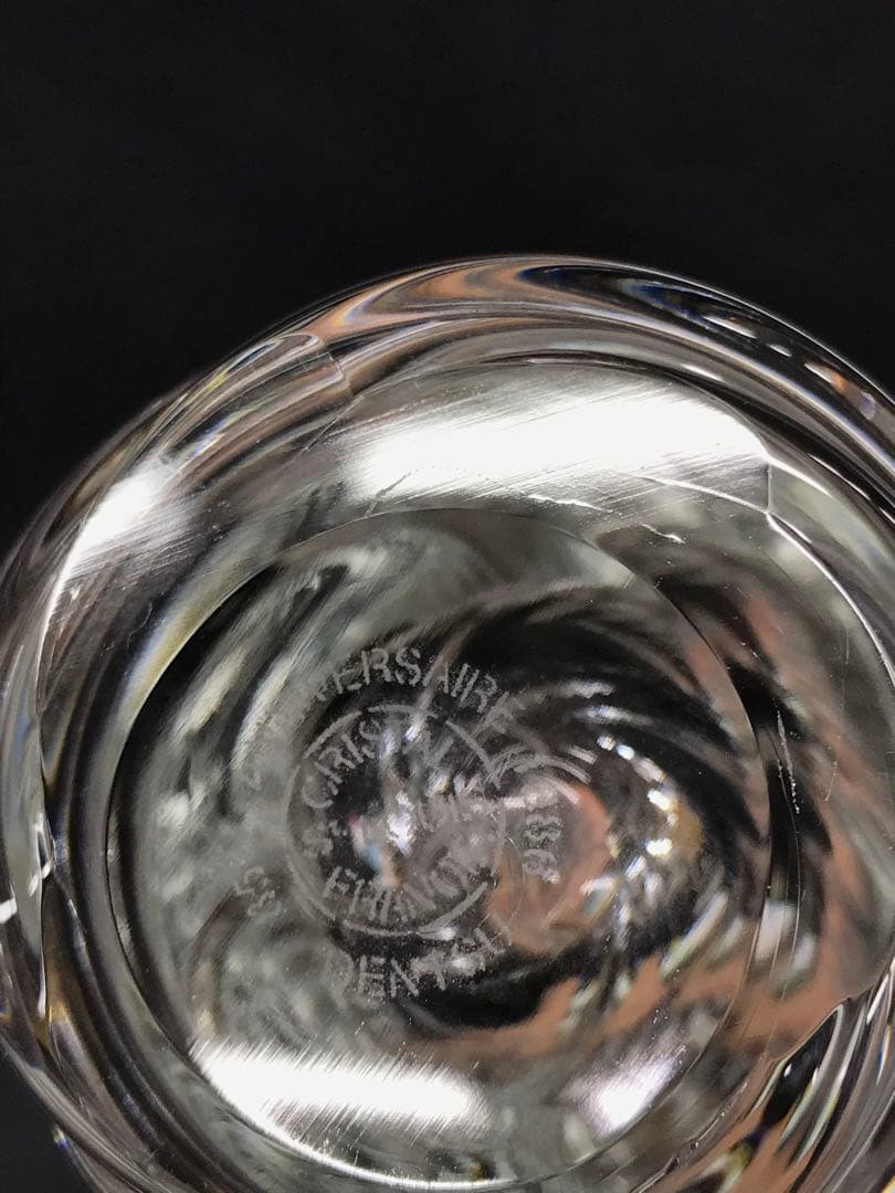 【経年美品】SAINT LOUIS 花瓶　ベース