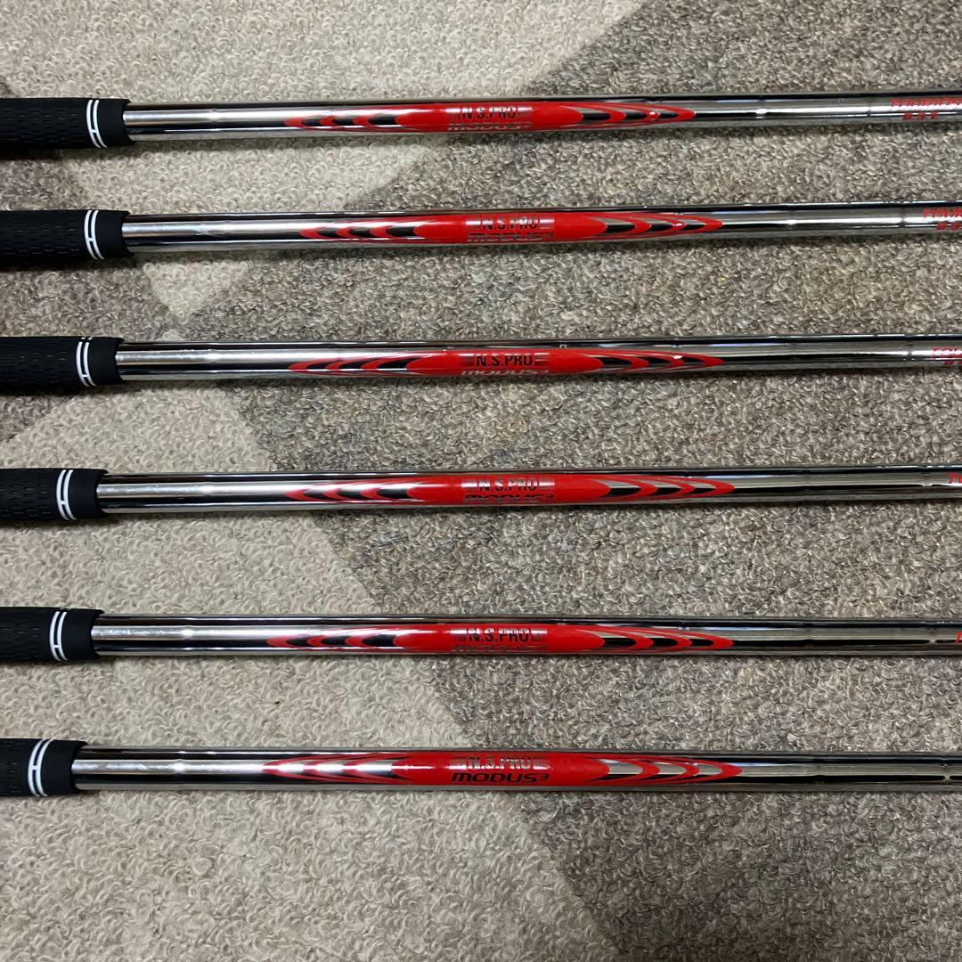 ゴルフ シャフト 6本セット シルバー MODUS3 105. Ｓ