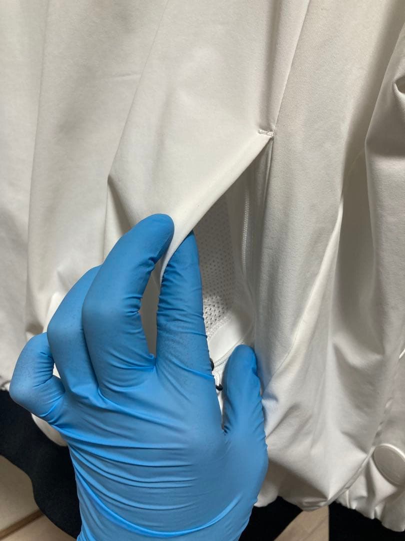 #FR2 GOLF ナイロンジャケット ホワイト　ゴルフ 裏メッシュ ブルゾン