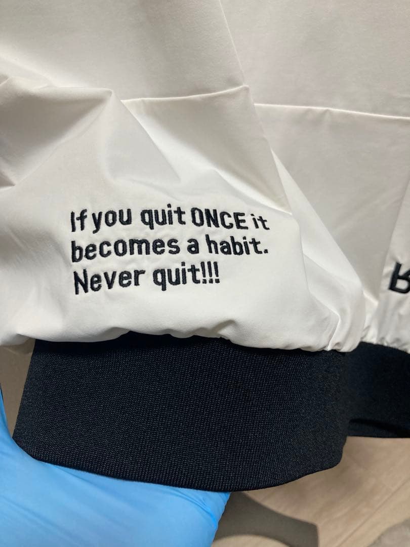 #FR2 GOLF ナイロンジャケット ホワイト　ゴルフ 裏メッシュ ブルゾン