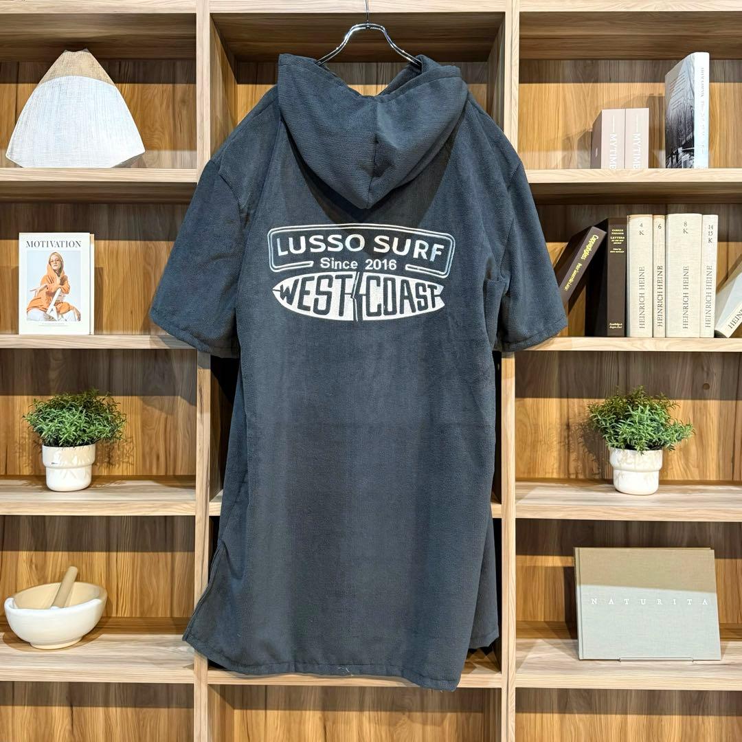 正規品　LUSSO SURF お着替えポンチョ　グレー　送料込み