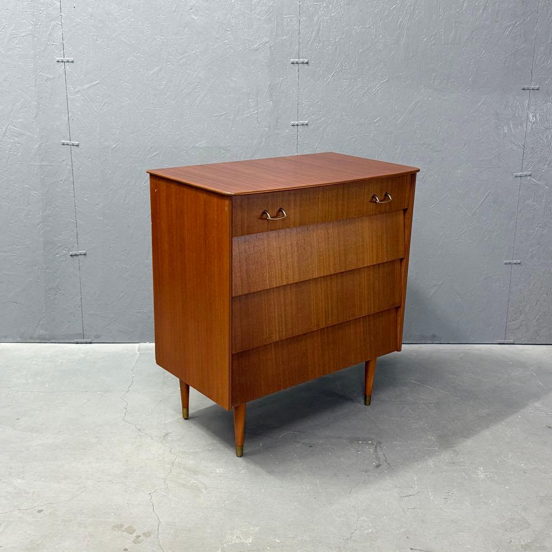 AVALON(アバロン) ヴィンテージ 4段チェスト(501)